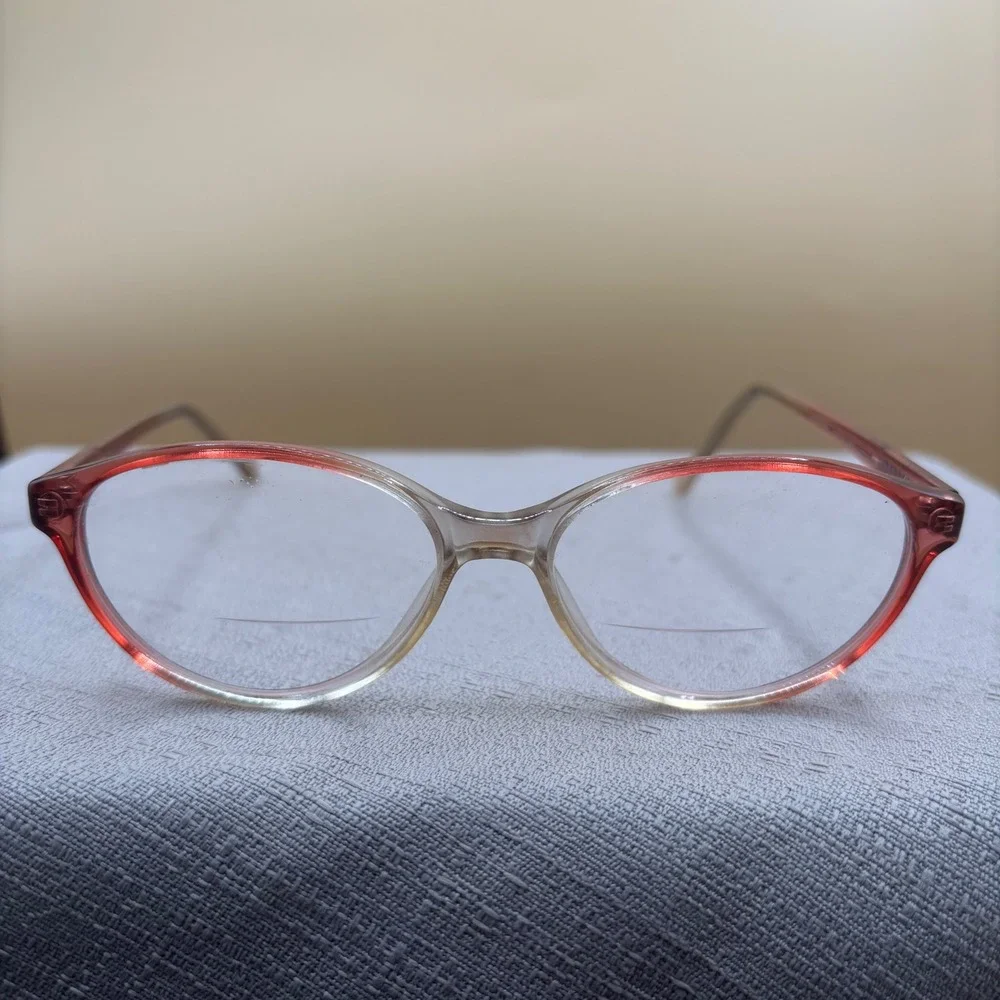 WMFM M4065 Pink Ombre Cat Eye Eyeglass Frames Women Vintage Style 54-15-140